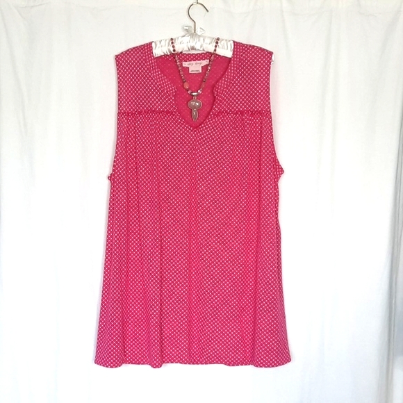 IN EVERY STORY Polka-Dot Tunic Tank - Picture 6 of 9
